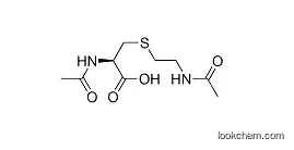 Molecular Structure of 25515-72-4 (N-Acetyl-S-(2-acetylaminoethyl)-L-cysteine)